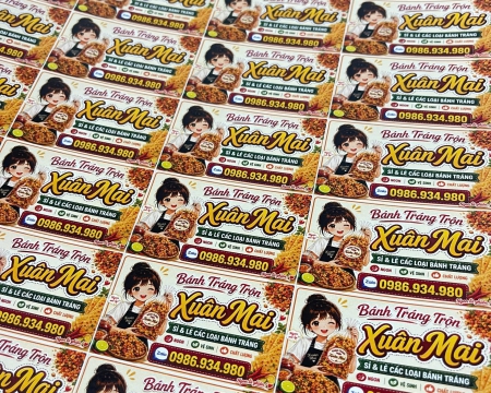 In decal/ tem nhãn các loại