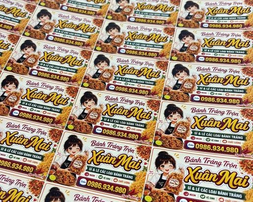 In decal/ tem nhãn các loại